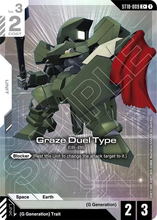 Image for Graze Duel Type (C+) (ST10) - Gundam Card Game