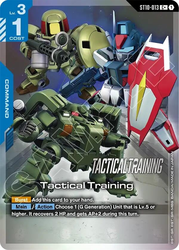 Image for Tactical Training (C+) (ST10) - Gundam Card Game