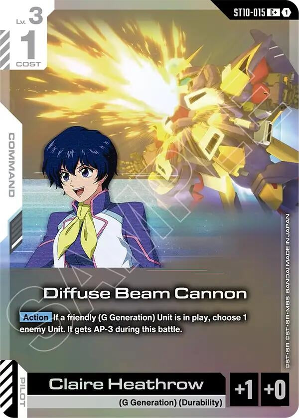 Image for Diffuse Beam Cannon (C+) (ST10) - Gundam Card Game