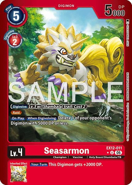 Image for Seasarmon (Limited Foil) (EX-12) - Digimon Card Game