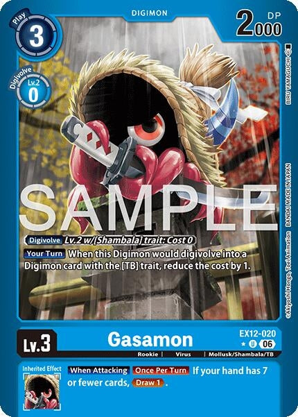 Image for Gasamon (Limited Foil) (EX-12) - Digimon Card Game