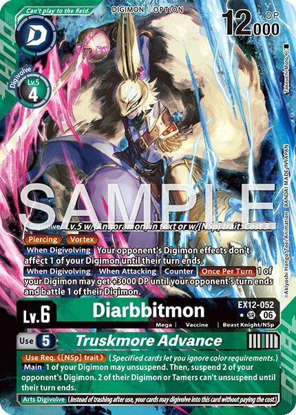 Image for Diarbbitmon // Truskmore Advance (Alternate Art) (EX-12) - Digimon Card Game