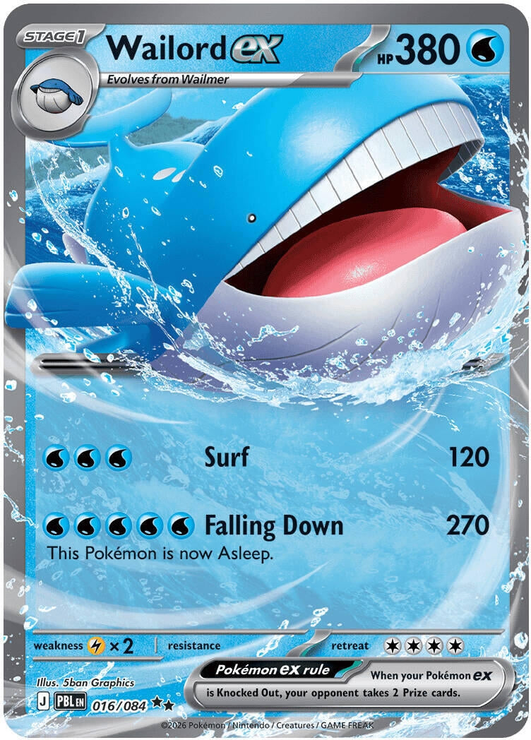 Image for Wailord ex - Pokemon