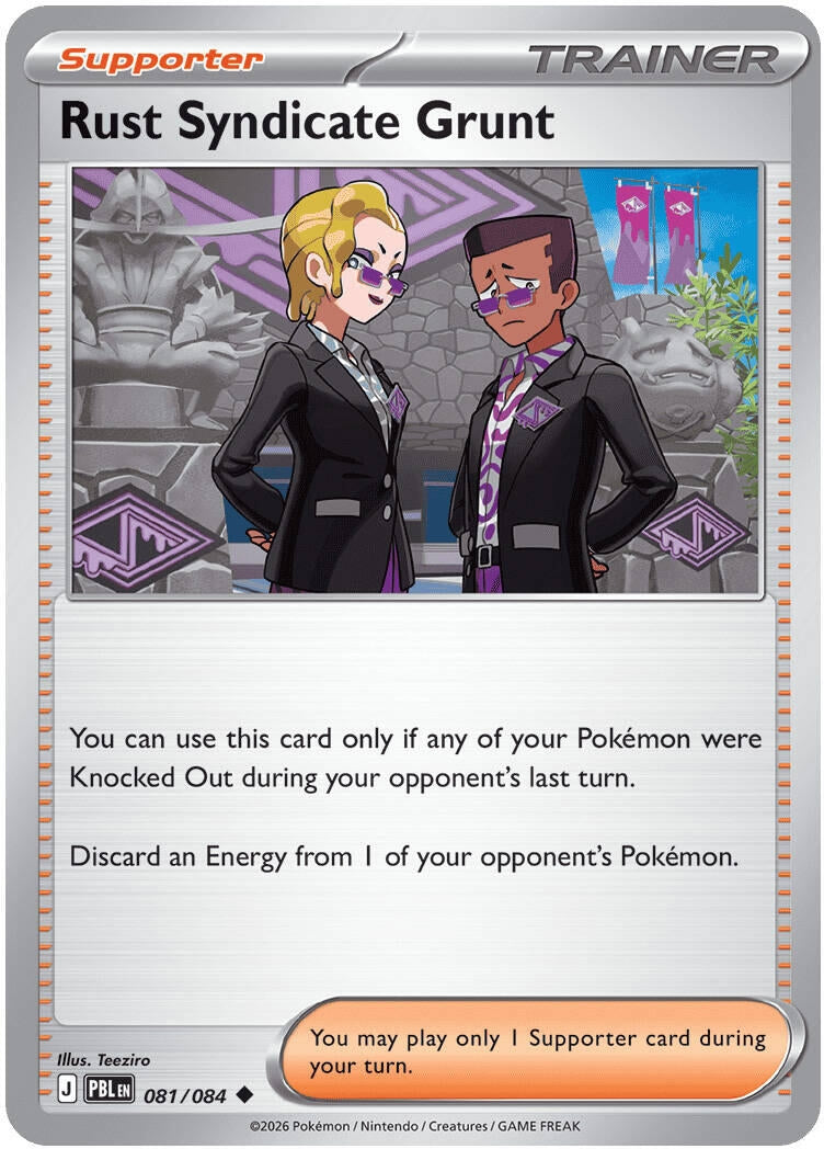 Image for Rust Syndicate Grunt - Pokemon