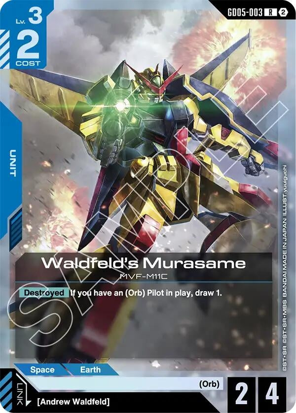 Image for Waldfeld's Murasame - Gundam Card Game