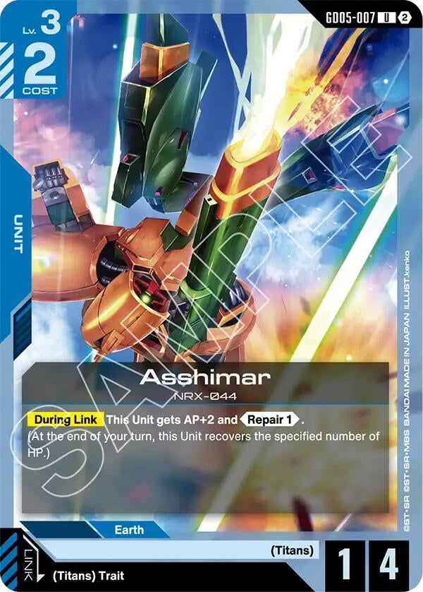 Image for Asshimar - Gundam Card Game