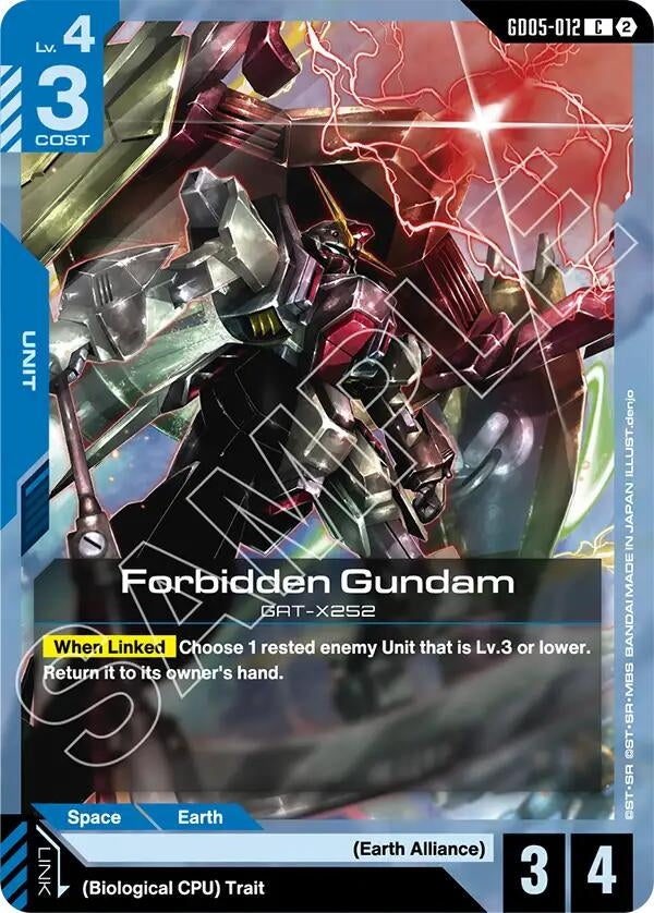 Image for Forbidden Gundam - Gundam Card Game