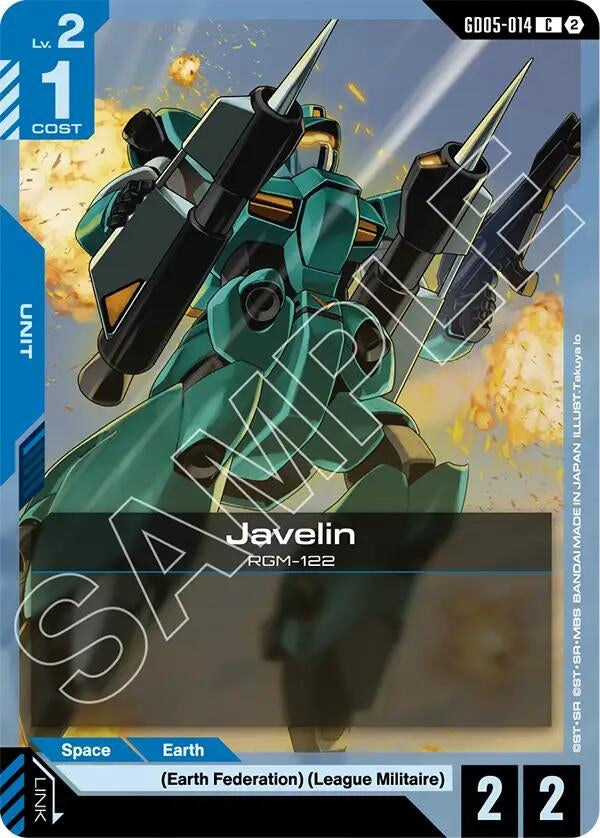 Image for Javelin - Gundam Card Game