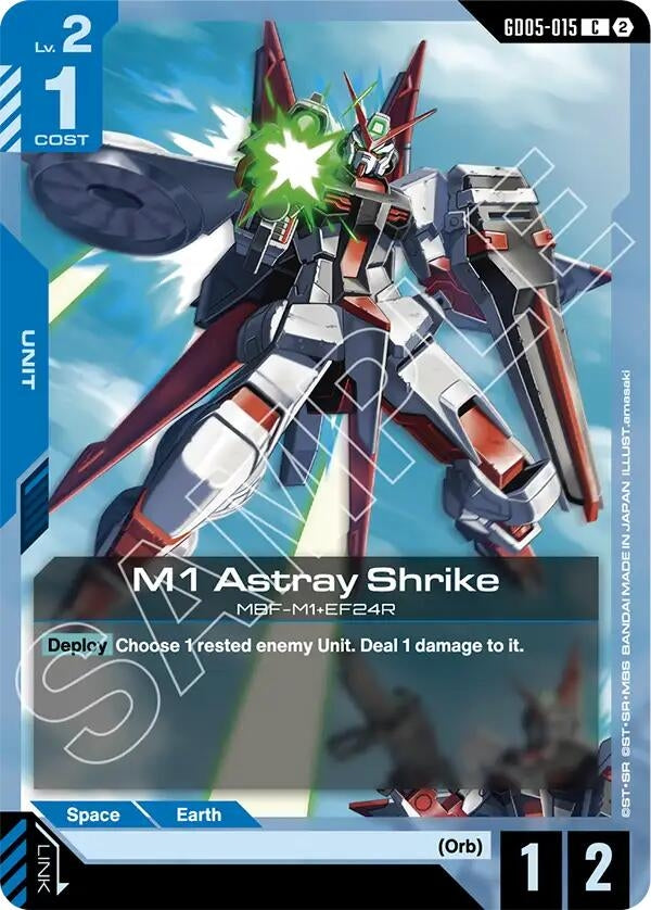 Image for M1 Astray Shrike - Gundam Card Game