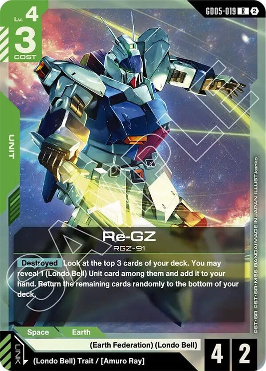 Image for Re-GZ - Gundam Card Game