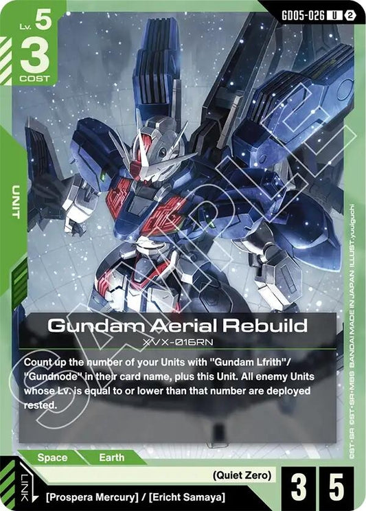 Image for Gundam Aerial Rebuild - Gundam Card Game