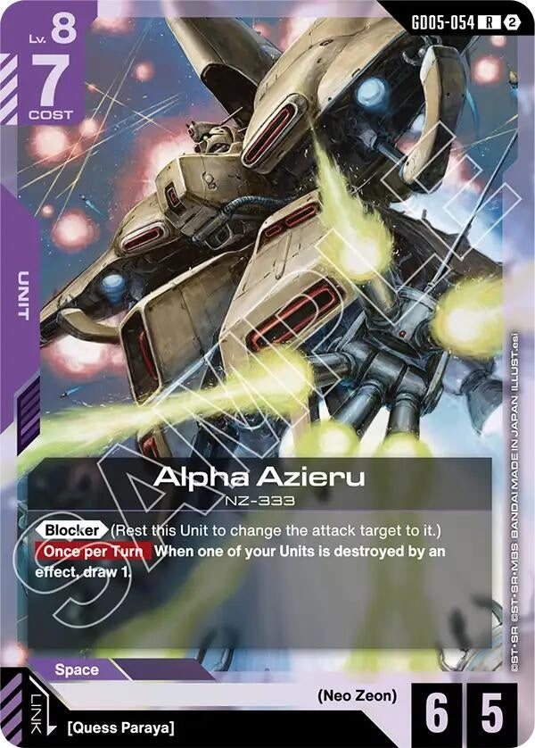 Image for Alpha Azieru - Gundam Card Game