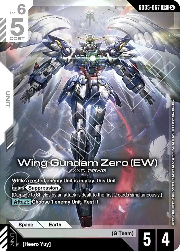 Image for Wing Gundam Zero (EW) - Gundam Card Game