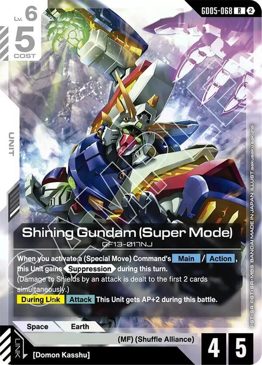 Image for Shining Gundam (Super Mode) - Gundam Card Game