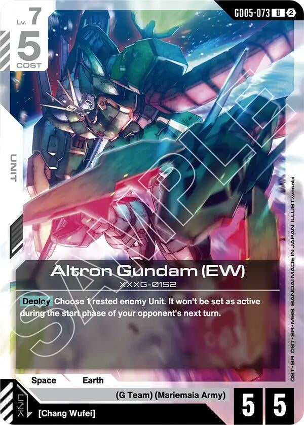 Image for Altron Gundam (EW) - Gundam Card Game