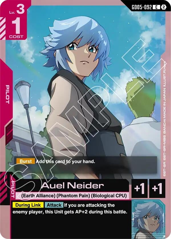 Image for Auel Neider - Gundam Card Game