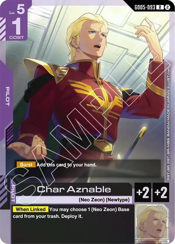 Image for Char Aznable - Gundam Card Game