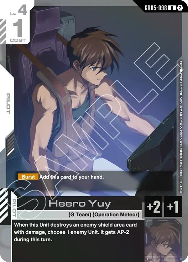 Image for Heero Yuy - Gundam Card Game