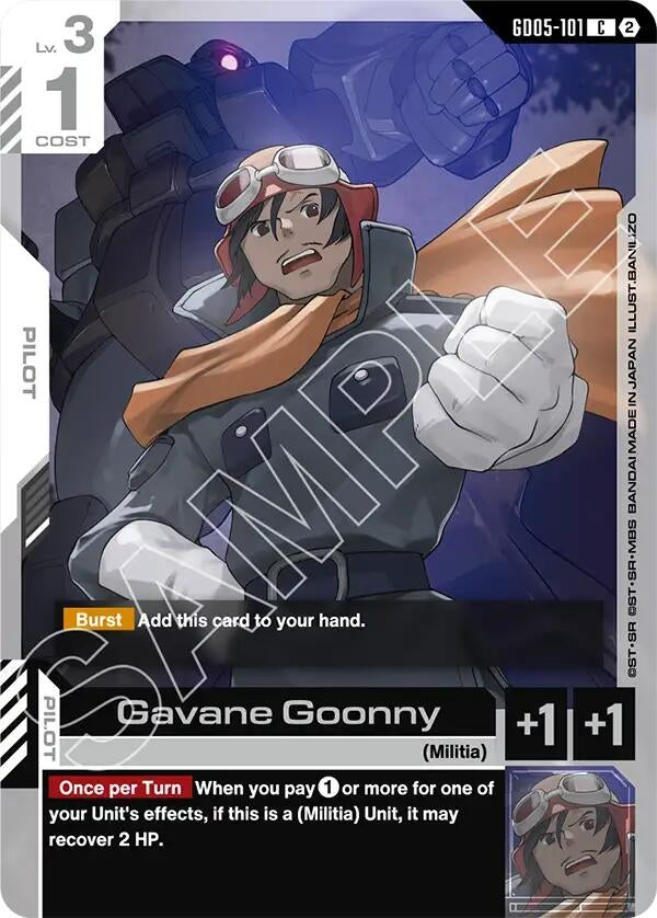 Image for Gavane Goonny - Gundam Card Game