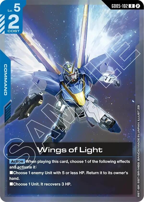 Image for Wings of Light - Gundam Card Game