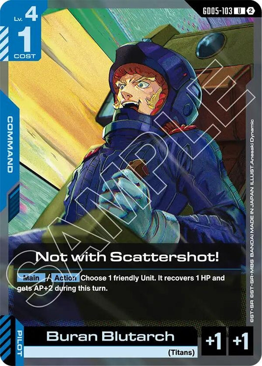 Image for Not with Scattershot! - Gundam Card Game