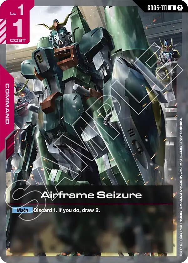 Image for Airframe Seizure - Gundam Card Game
