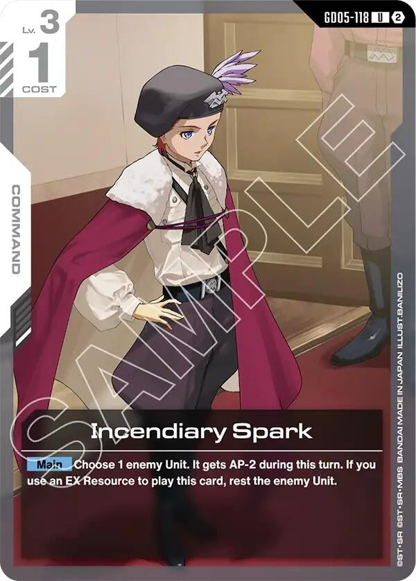Image for Incendiary Spark - Gundam Card Game