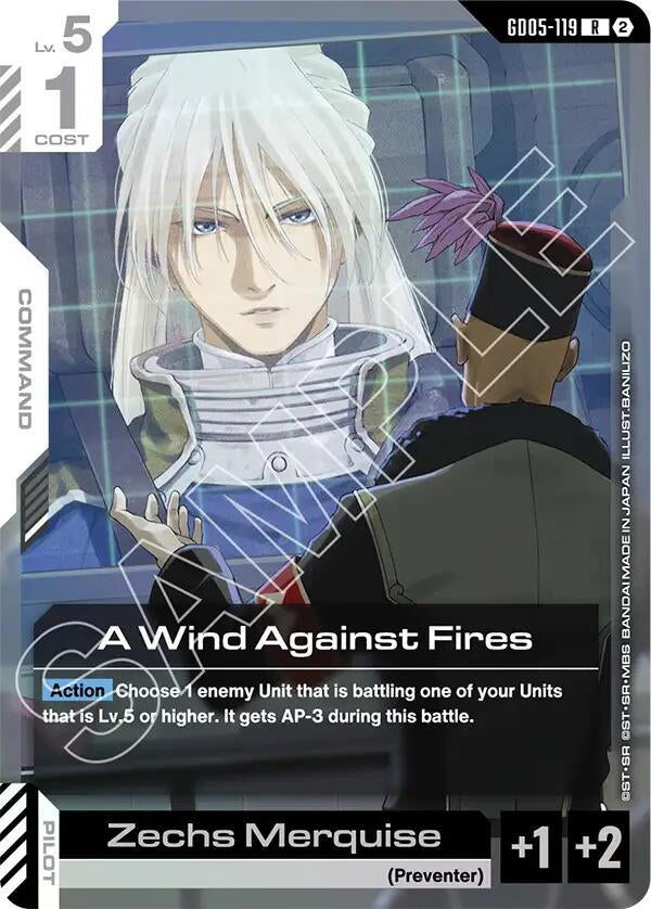 Image for A Wind Against Fires - Gundam Card Game
