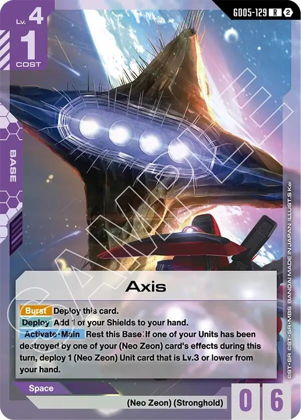 Image for Axis - Gundam Card Game