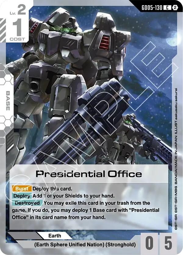 Image for Presidential Office - Gundam Card Game