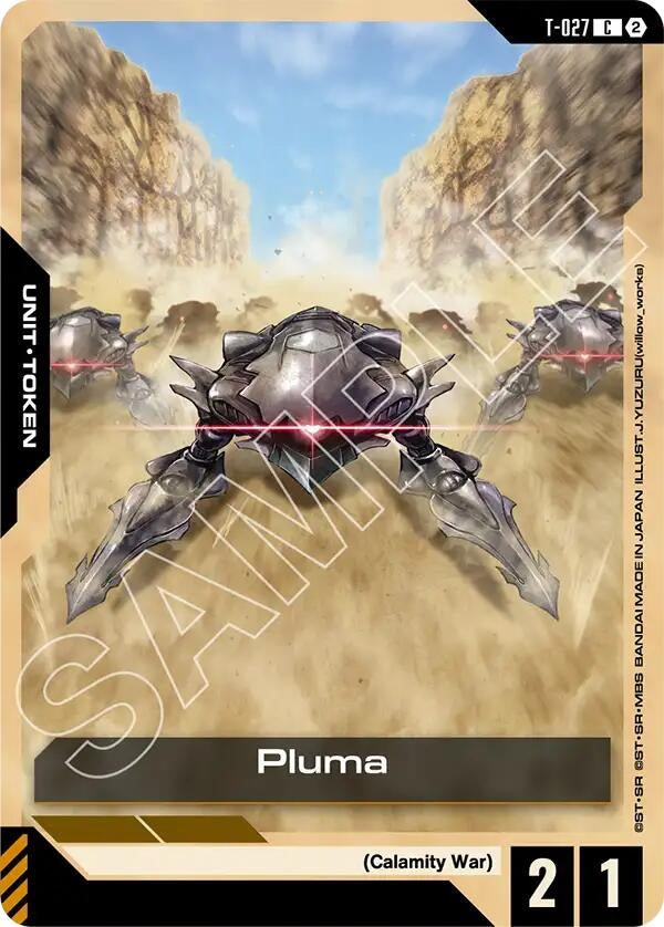 Image for Pluma (T-027) - Gundam Card Game