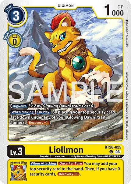 Image for Liollmon - Digimon Card Game
