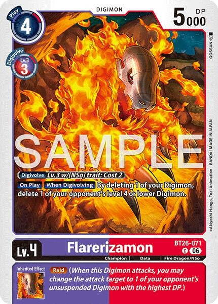Image for Flarerizamon - Digimon Card Game