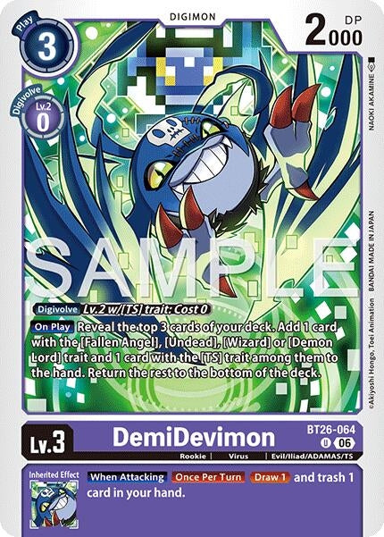 Image for DemiDevimon - Digimon Card Game