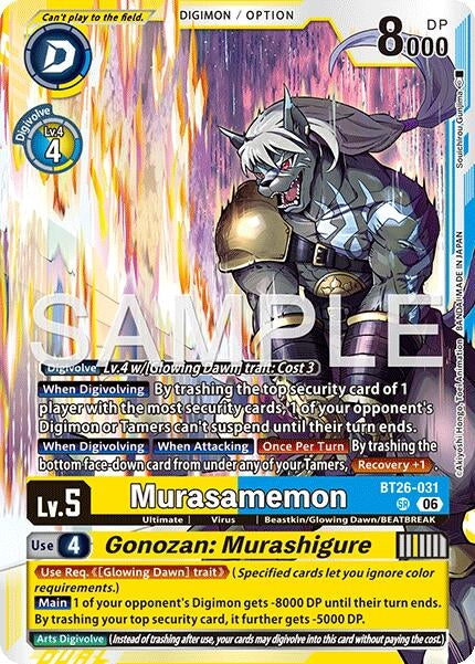 Image for Murasamemon // Gonozan: Murashigure - Digimon Card Game