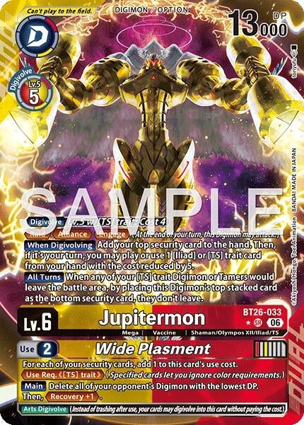 Image for Jupitermon // Wide Plasmet (Alternate Art) - Digimon Card Game