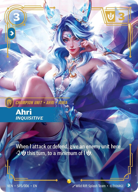 Image for Ahri, Inquisitive - Riftbound: League of Legends Trading Card Game