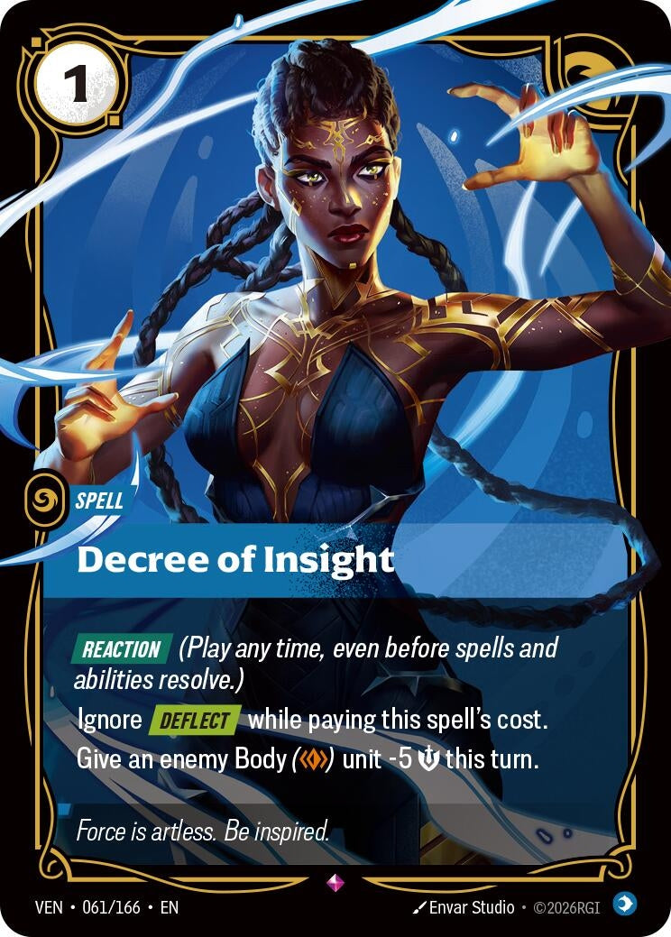 Image for Decree of Insight - Riftbound: League of Legends Trading Card Game