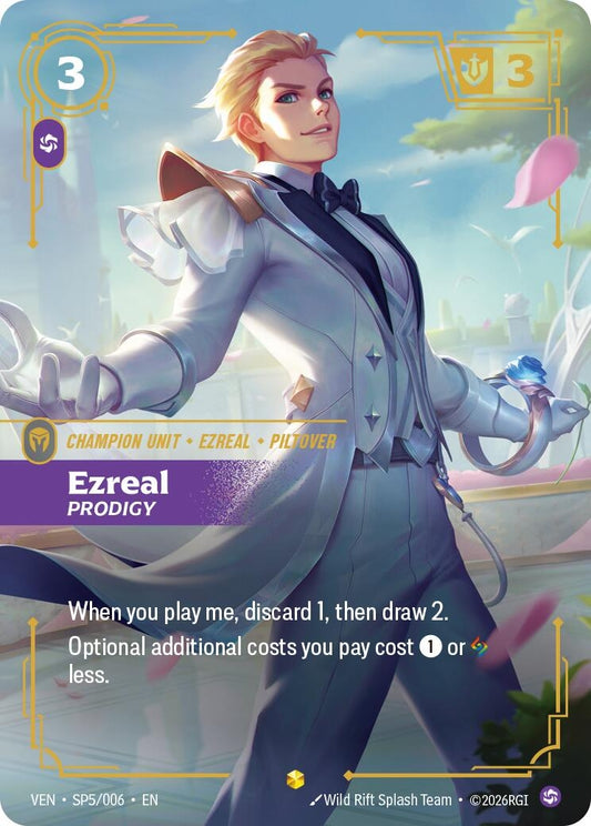 Image for Ezreal, Prodigy - Riftbound: League of Legends Trading Card Game
