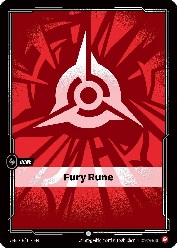 Image for Fury Rune - Riftbound: League of Legends Trading Card Game
