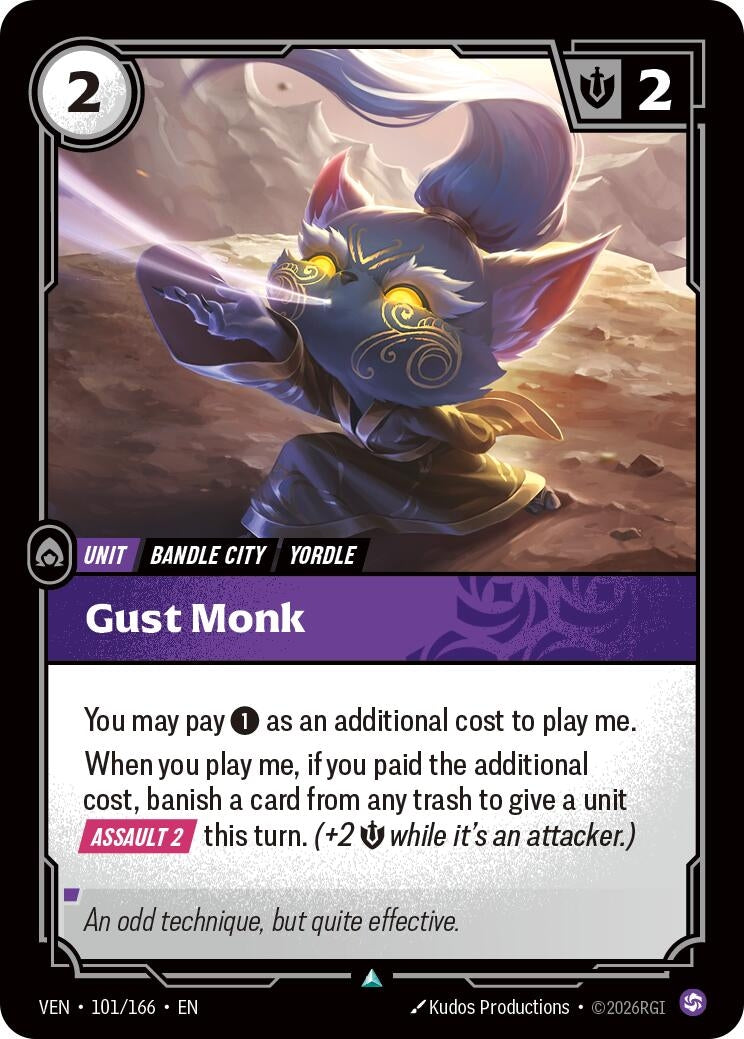 Image for Gust Monk - Riftbound: League of Legends Trading Card Game