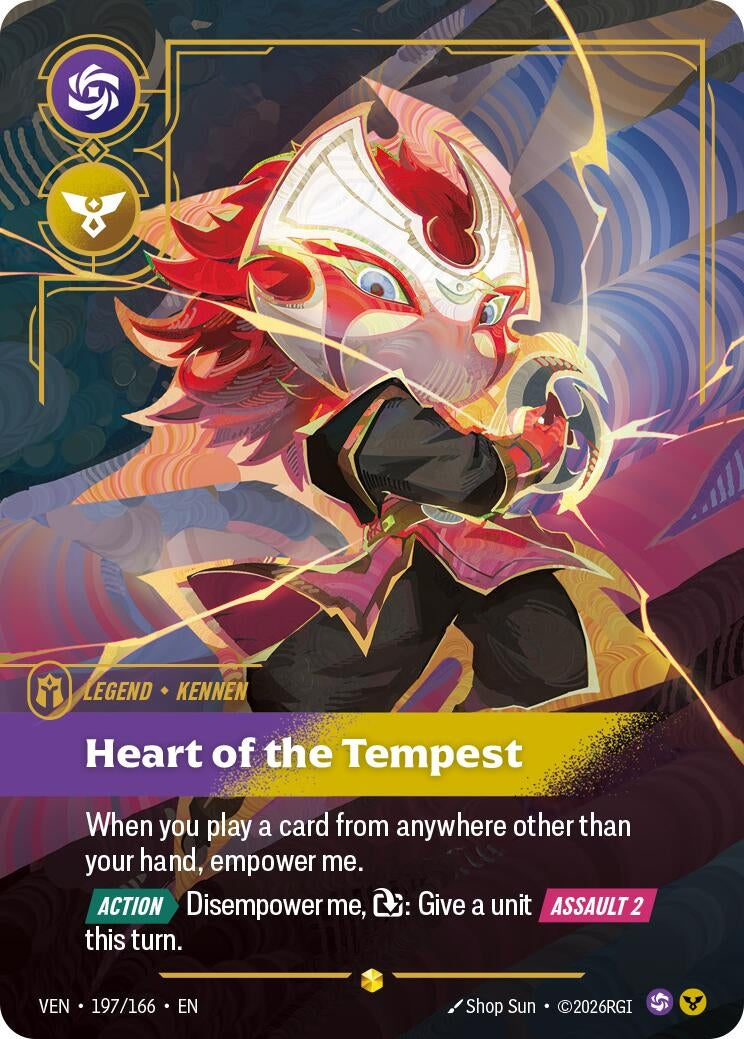 Image for Kennen, Heart of the Tempest (Overnumbered) - Riftbound: League of Legends Trading Card Game