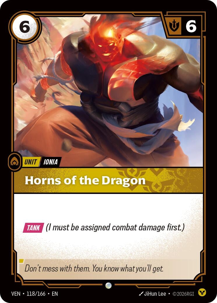 Image for Horns of the Dragon - Riftbound: League of Legends Trading Card Game