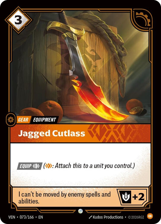 Image for Jagged Cutlass - Riftbound: League of Legends Trading Card Game