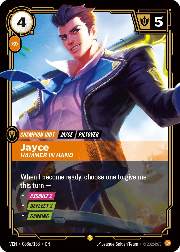 Image for Jayce, Hammer in Hand (Alternate Art) - Riftbound: League of Legends Trading Card Game