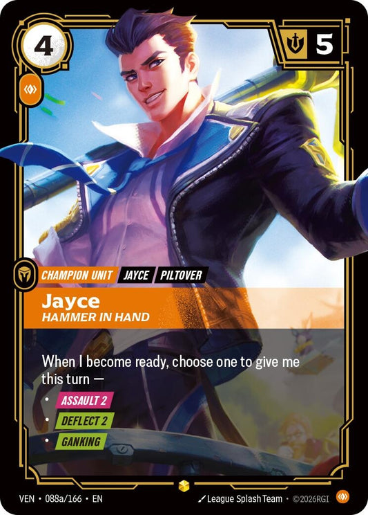 Image for Jayce, Hammer in Hand (Alternate Art) - Riftbound: League of Legends Trading Card Game