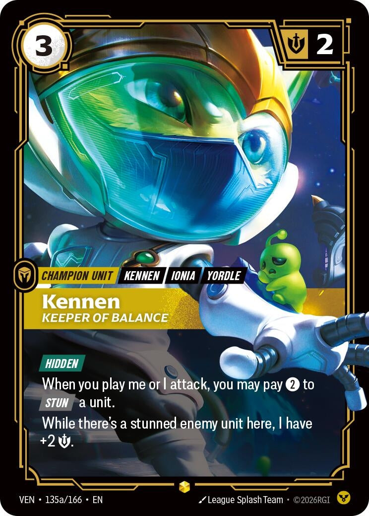 Image for Kennen, Keeper of Balance (Alternate Art) - Riftbound: League of Legends Trading Card Game
