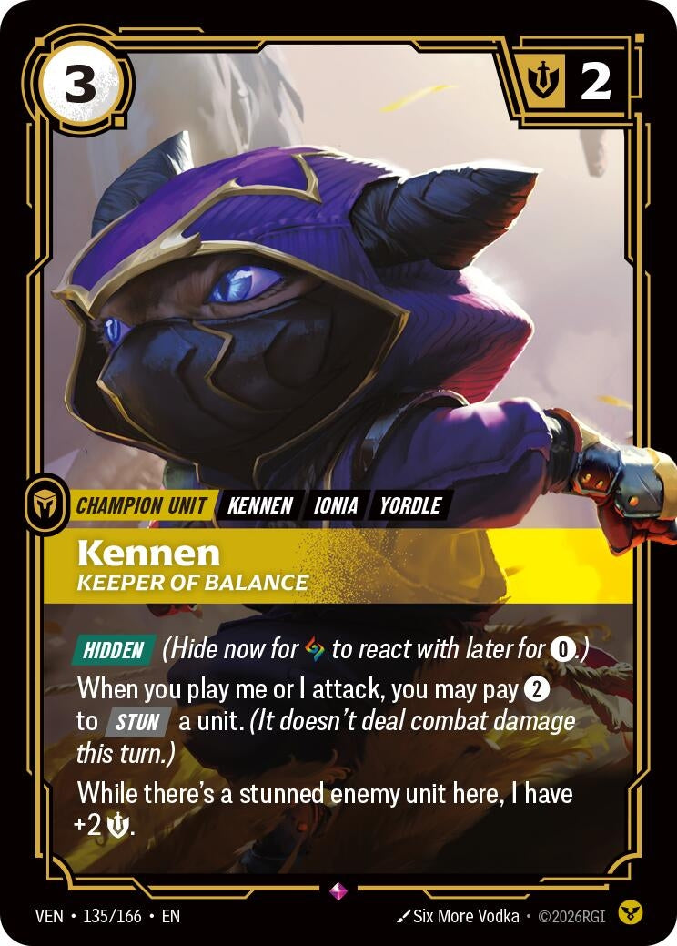 Image for Kennen, Keeper of Balance - Riftbound: League of Legends Trading Card Game