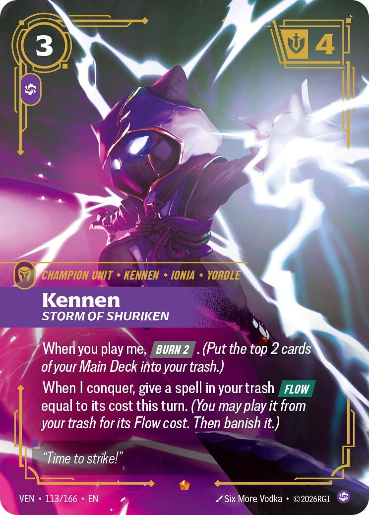 Image for Kennen, Storm of Shuriken - Riftbound: League of Legends Trading Card Game