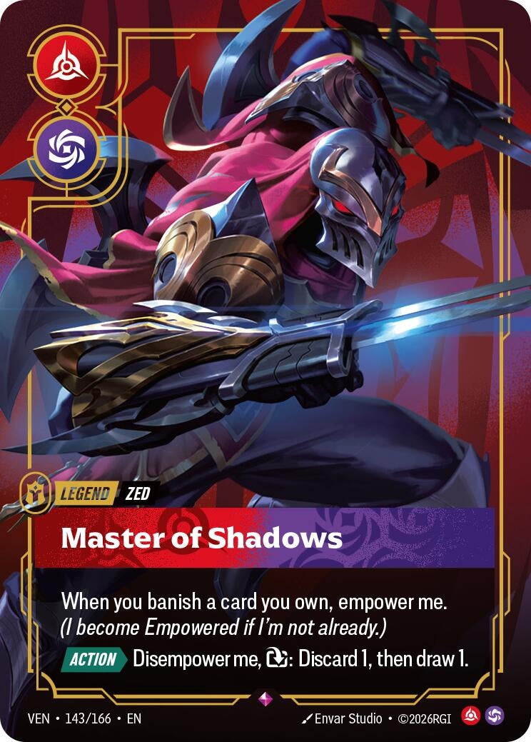 Image for Zed, Master of Shadows - Riftbound: League of Legends Trading Card Game